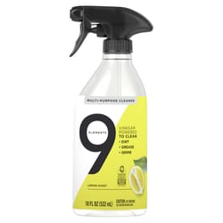 9 Elements Lemon Scent Multi-Purpose Cleaner Liquid 18 oz