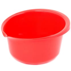 Chef Craft 5.5 qt Plastic Red Mixing Bowl 1 pc