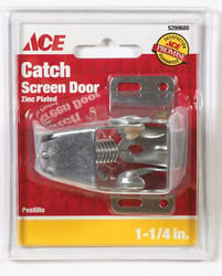 Ace Zinc-Plated Steel Screen Storm Door Catch 1 pk