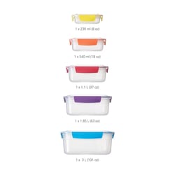 Joseph Joseph Nest Clear Food Storage Container Set 5 pk