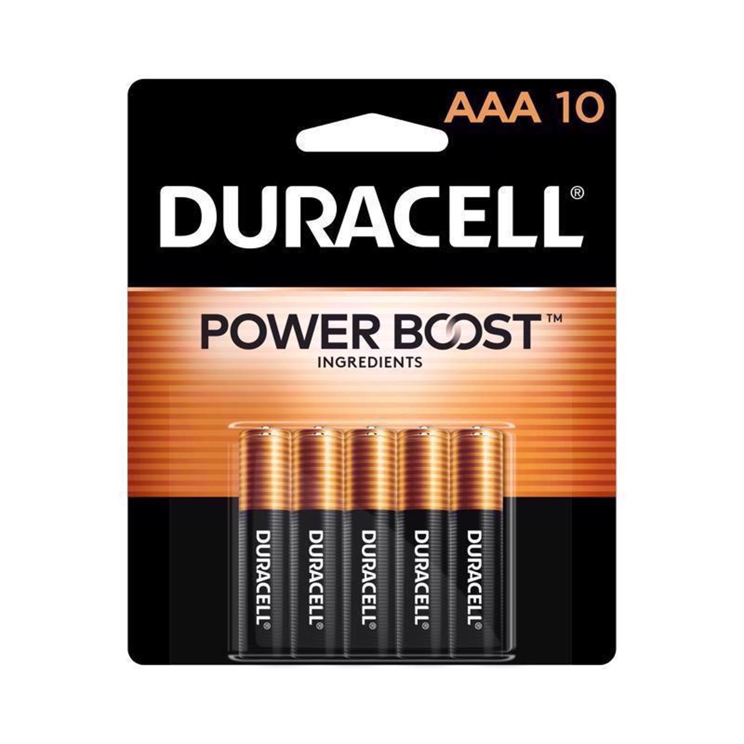 Photos - Household Switch Duracell Coppertop AAA Alkaline Batteries 10 pk Carded MN2400B10Z 