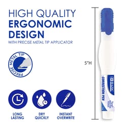Bazic Products White Correction Pen 0.2 oz 1 pk