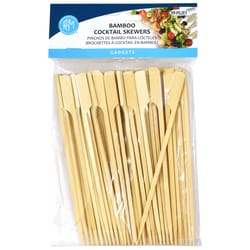 R&M International Corp Natural Birch Wood Cocktail Skewers