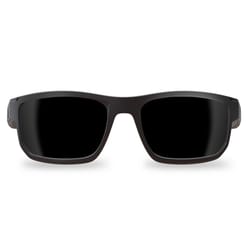Edge Defiance Anti-Fog Polarized Wayfarer Safety Glasses Smoke Lens Black Frame 1 pk