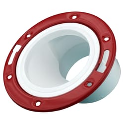 Charlotte Pipe Schedule 40 4 in. Hub X 3 in. D Hub PVC 7 in. Closet Flange 1 pk