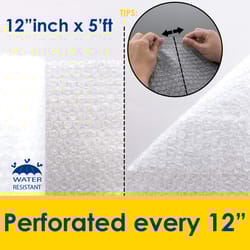 Bazic Products 12 in. W X 5 ft. L Bubble Wrap