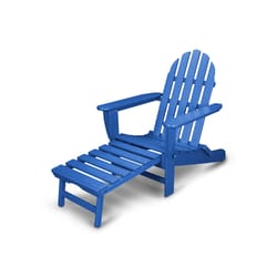 Ivy Terrace Classics Ultimate Blue Polypropylene Frame Adirondack Chair