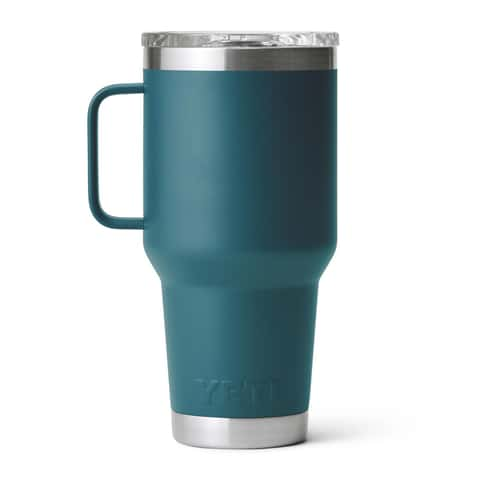 YETI Rambler 30 oz Travel Mug Agave Teal BPA Free Insulated Tumbler ...