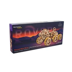 UGears Manned Mars Rover Mechanical Model Kit Brown 566 pc