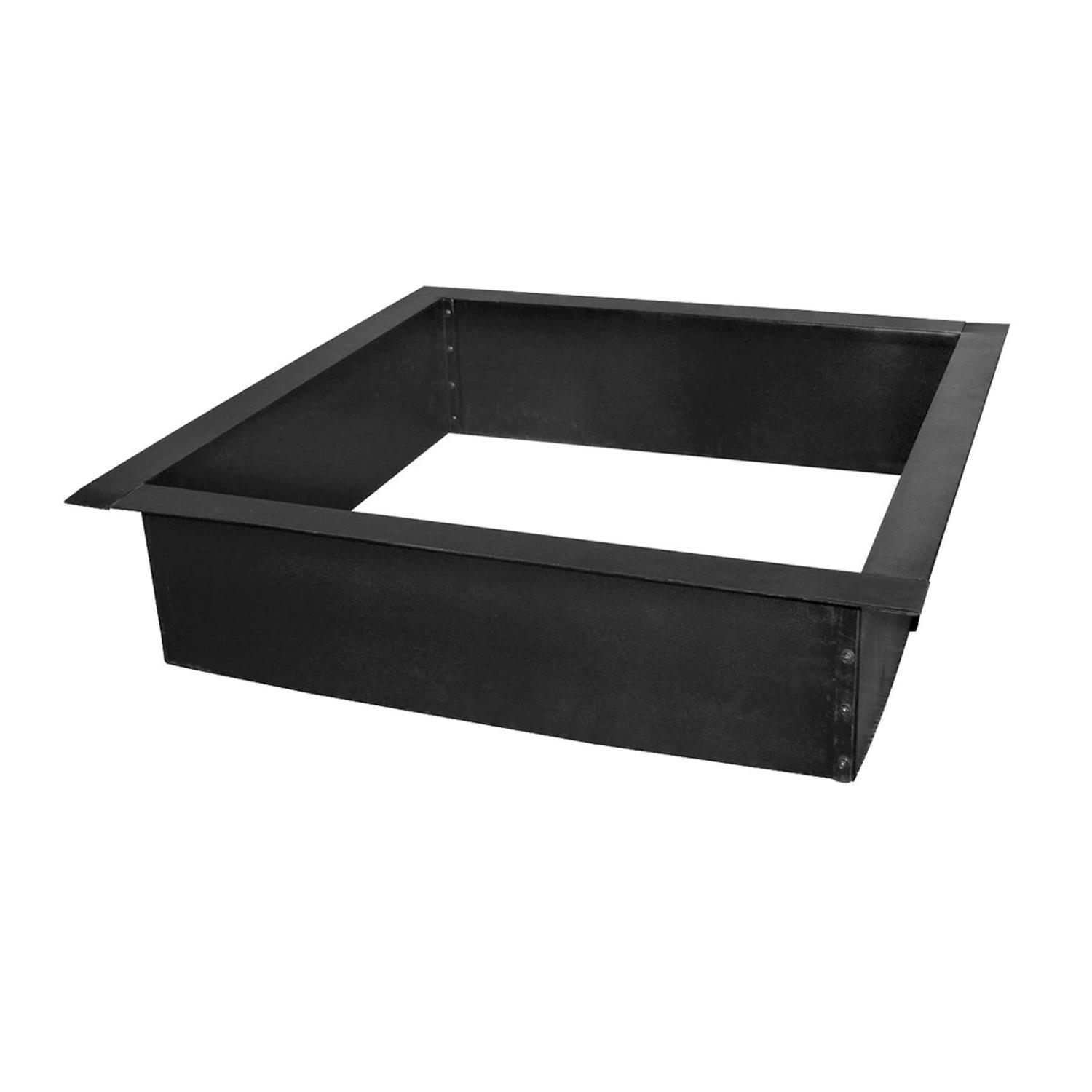 Blue Sky Outdoor Living 10 in. H X 36 in. W Steel Square Fire Ring or Block Insert Fire Ring For Woo Sansujyuku sansujyuku.com
