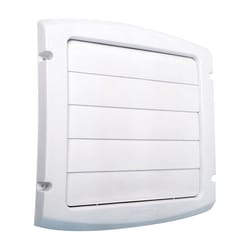 Dundas Jafine ProVent 4 in. W X 4 in. L White Plastic Dryer Vent Hood