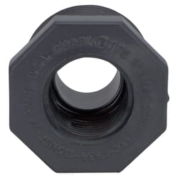 Charlotte Pipe Schedule 80 1 in. MPT X 1/2 in. D FPT PVC 1-1/4 in. Reducing Bushing 1 pk