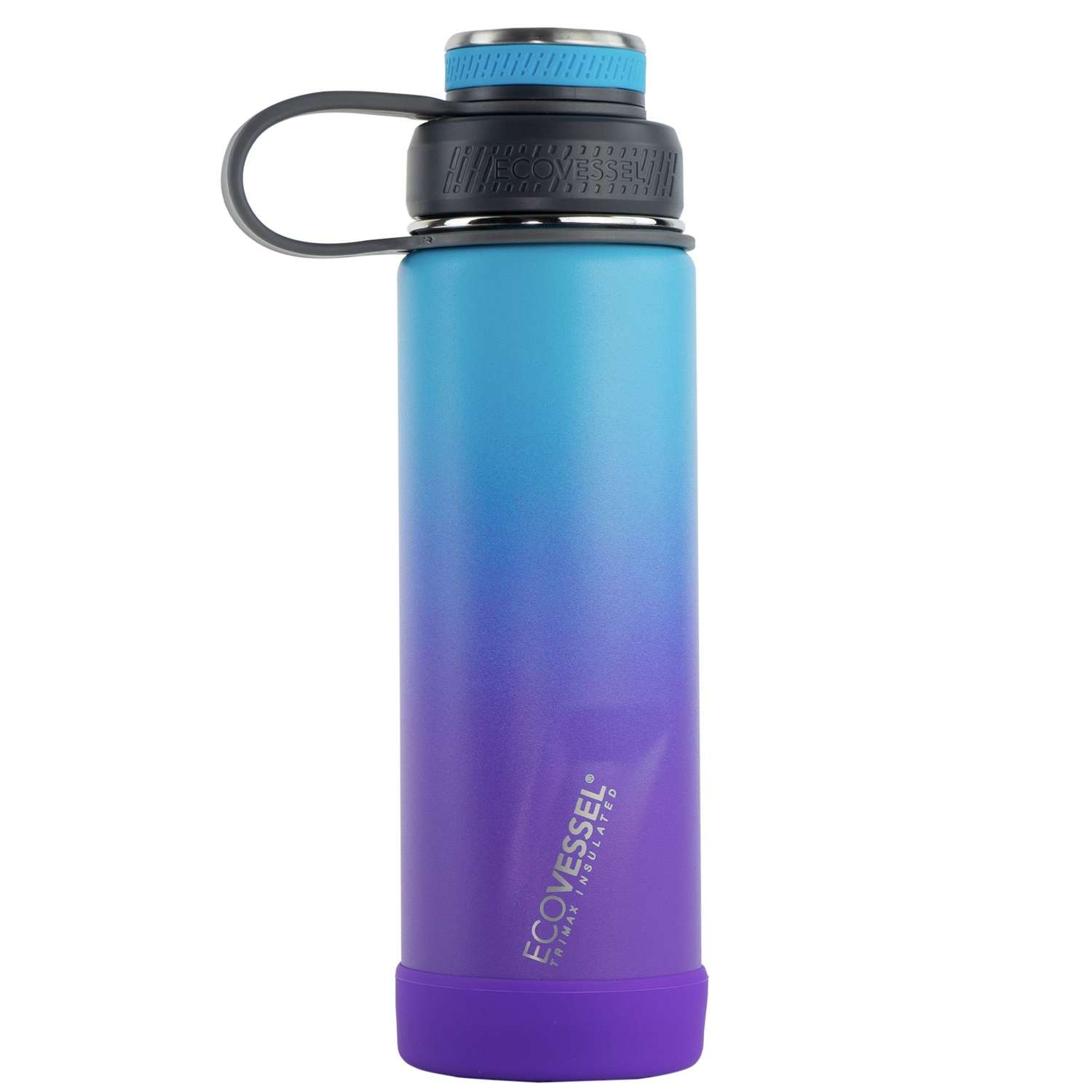 EcoVessel Boulder 20 oz Lavender Fields BPA Free Insulated Water Bottle