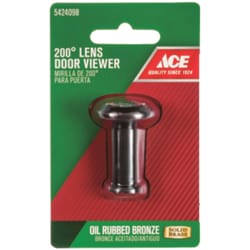 Ace 0.54 in. D 200 deg Brass Brass Door Viewer