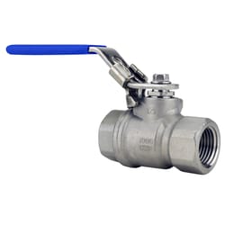 Apollo 96F Series 1/2 in. Stainless Steel FNPT Ball Valve Full Port Locking Lever For Water