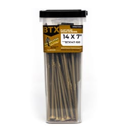 Big Timber No. 14 X 7 in. L Star Bronze Wood Screws 100 pk