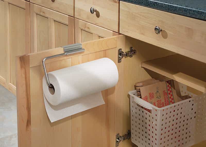 multifunction wall mount paper towel holder kitchen organizer