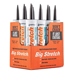 Sashco Big Stretch Black Elastomeric Acrylic Latex Door/Siding/ Window Caulk Sealant 10.5 oz