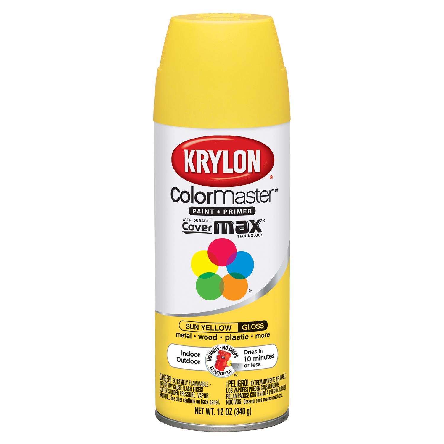 UPC 724504018063 product image for Krylon 12oz Decorator Spray in Sun Yellow (K05180600)-6 Pack | upcitemdb.com