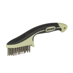 Hyde  MAXXGRIP PRO  0.75 in. W x 8.75 in. L Stainless Steel  Wire Brush 