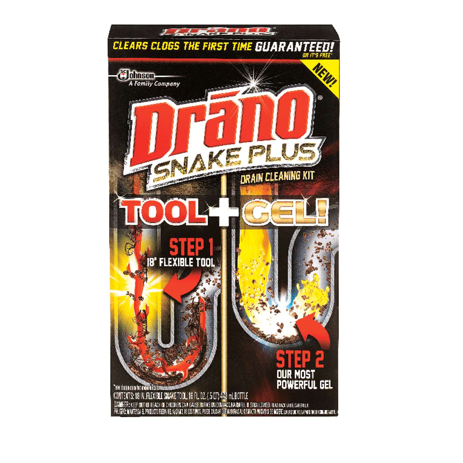Gel SystemNew In Box23” Snake Tool FREE SHIP 2 Drano Snake PlusTool 