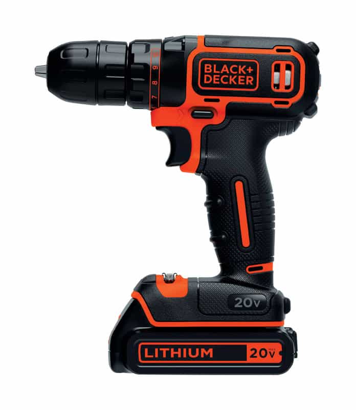 Black and Decker 20 volt 3/8 in. Cordless Compact Drill/Driver Kit 650