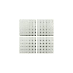 RoomMates StickTiles 0.014 in. H X 10.5 in. W X 10.5 in. L Diamond Black/White Vinyl Tile