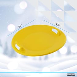 Superio Brand Snow Plastic Saucer Sled 24 in.