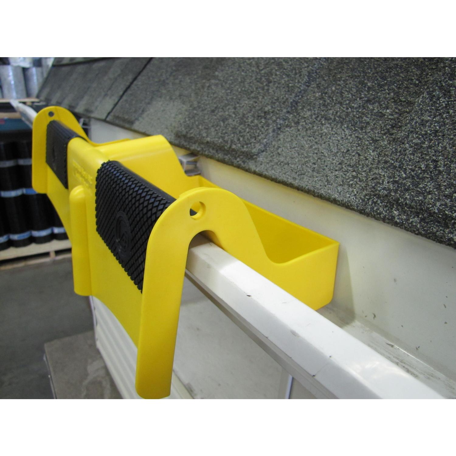 UPC 627308201214 product image for Roofers World Ladder Mount Plastic Polymer Yellow Ladder Stabilizer 1 pk | upcitemdb.com