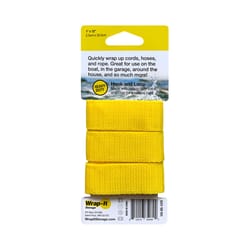 Wrap-It Storage Quick Straps 12 in. L Yellow Polypropylene Cable Wrap