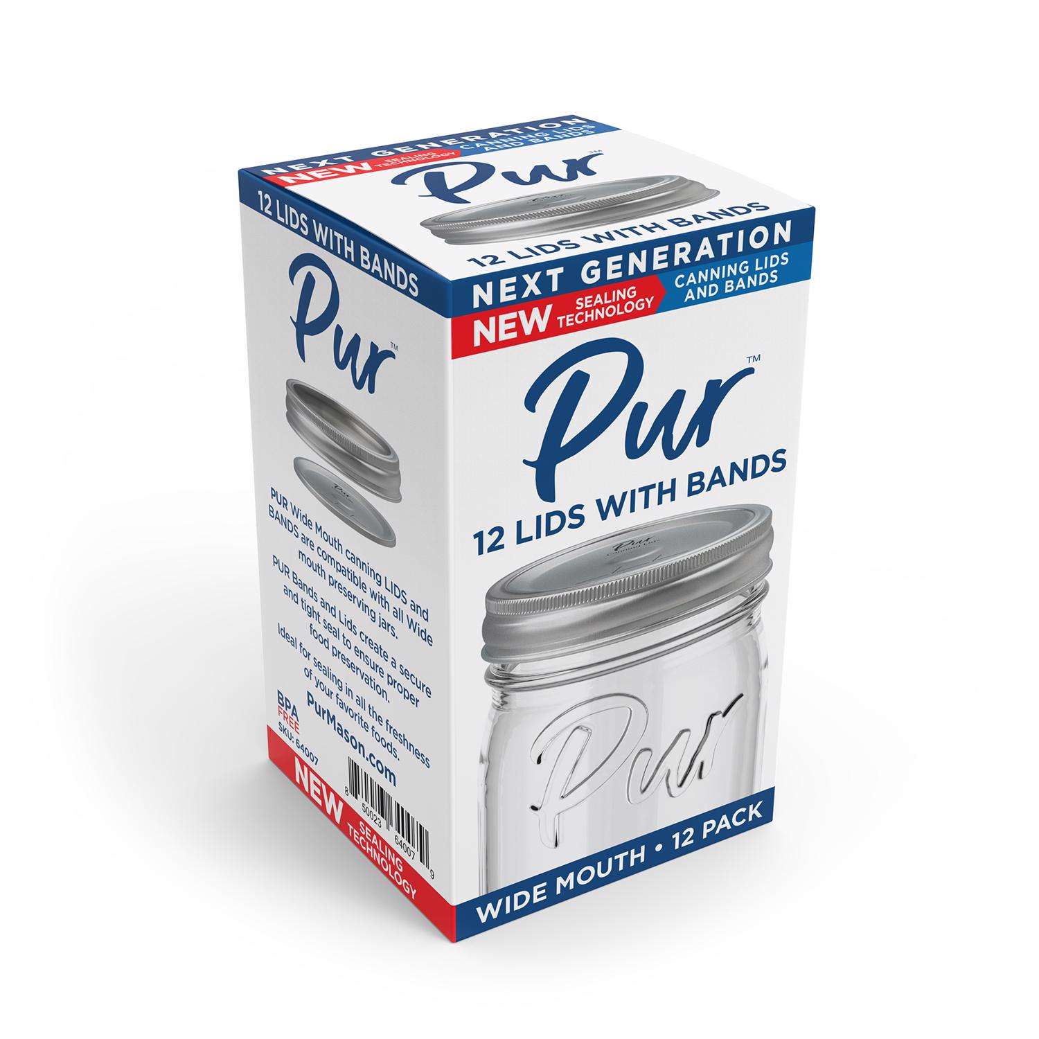 Pur Wide Mouth Canning Lids and Bands 12 pk Ace Hardware