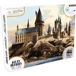 Aquarius Harry Potter Hogwarts Art By Numbers Painting Kit Multicolored