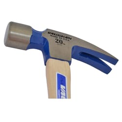 Vaughan 20 oz Smooth Face Rip Claw Hammer 12-3/4 in. Hickory Handle