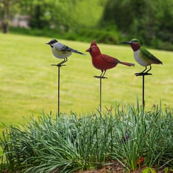 Meadow Creek Assorted Iron 40 in. H Bird Outdoor Garden Stake