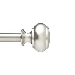 Umbra Dorset Nickel Silver Drapery Curtain Rod 28 in. L X 48 in. L