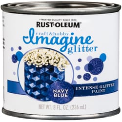 Rust-Oleum Imagine Glitter Navy Blue Water-Based Glitter Paint Interior 50 g/L 8 oz