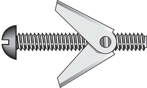 Hillman Fas-N- Tite 3/16 in. D X 4 in. L Round Steel Toggle Bolt 50 pk ...