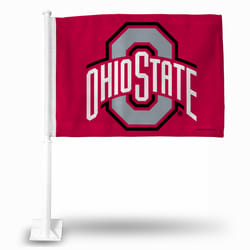 Rico Red Ohio State Car Flag 6 pk