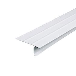 Amerimax White Galvanized Steel F Shape Drip Edges