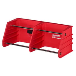 Milwaukee PACKOUT SHOP STORAGE Garage Organizer Tool Rack Black/Red