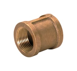 JMF Company 1 in. FPT X 1 in. D FPT Red Brass Coupling