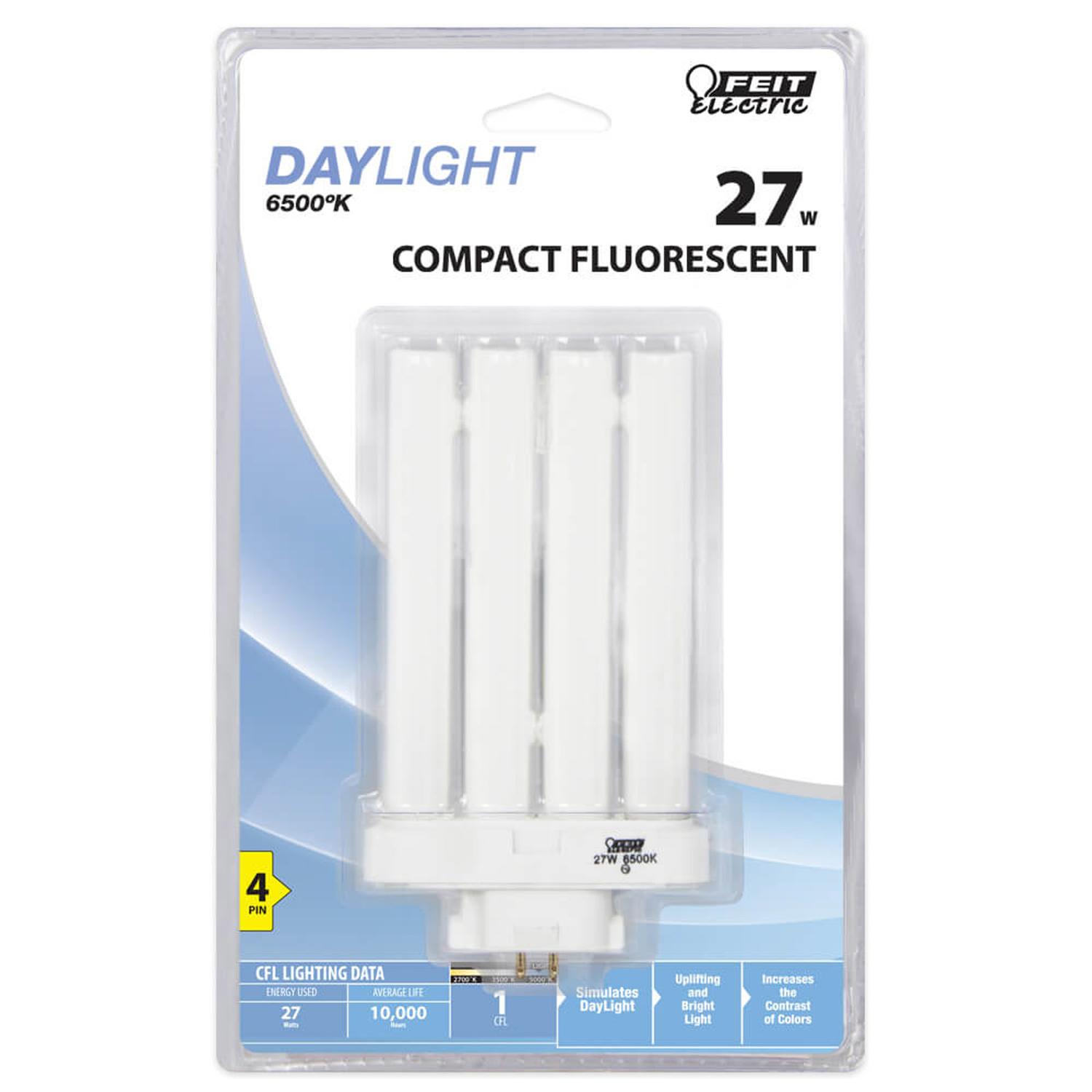 UPC 017801823844 product image for FEIT Electric 27 watts PL 5.875 in. L CFL Bulb Daylight Speciality 1450 lumens 1 | upcitemdb.com