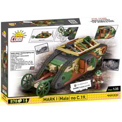 COBI Mark I Male C19 Tank Block Set Multicolored 878 pc