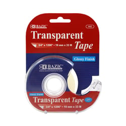 Bazic Products 3/4 in. W X 1296 in. L Transparent Tape Clear