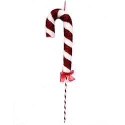 Youngcraft Red/White 3D Christmas Candy Cane Stake Table Decor