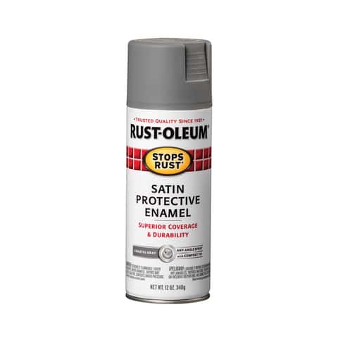 Rust-Oleum Stops Rust 12 oz. Custom Spray 5-in-1 Satin Black Spray