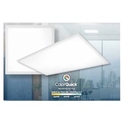 Satco Nuvo 1.5 in. H X 23.75 in. W X 47.72 in. L White LED Ceiling Light Fixture
