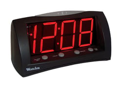 Westclox 3 in. Black Alarm Clock Digital