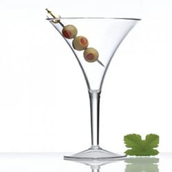 Prodyne Prima 10 oz Clear Acrylic Martini Glass