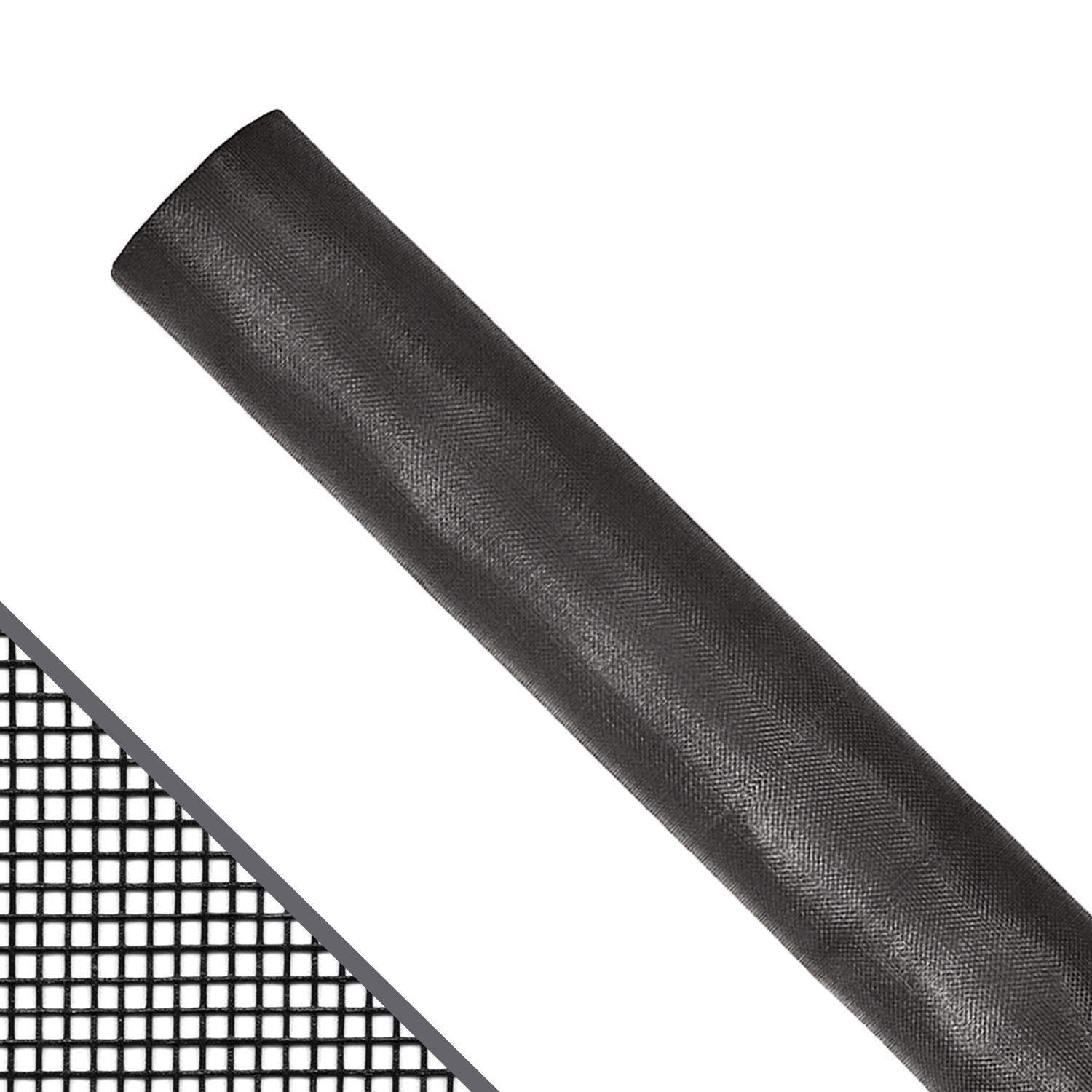 Adfors 6 in. W X 100 ft. L Charcoal Fiberglass Vent Screen